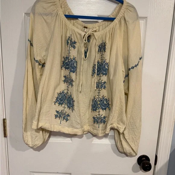 Free People Hayden Embellished Blouse - Picture 4 of 13